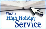 Find A Friendly High Holiday Service Near You