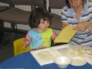 Imprinting our hands into a special picture frame